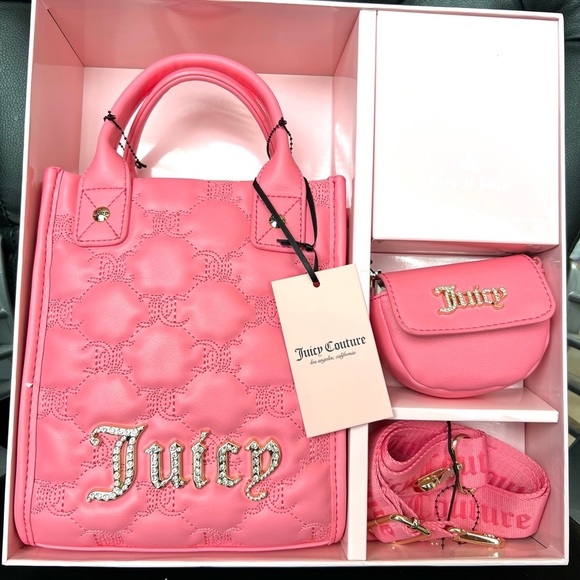 🩷Juicy Couture “ Taking The Lead” Pink Lemonade 3PC SET🩷 -NWT - Picture 1 of 13